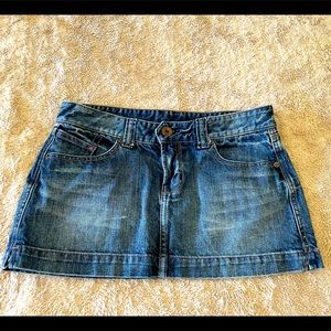 Express X2 Jean Skirt